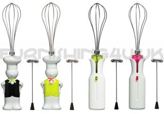 NEW ELECTRIC MILK EGG COFFEE FROTHER WHISK BATTERY OPERATED IN 4
