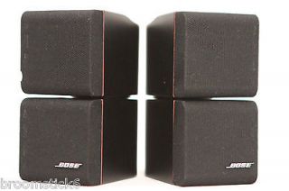 2x Bose Lifestyle Double Cube Speakers Redline (Black) L@@K 10 12 25