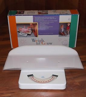 Weigh to Grow Baby Child Scale Dual Use Up to 44 lbs Removable Tray