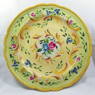 JANE KELTNER Decora tive Plate Handpain ted Ceramic number ed Limited
