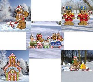 Christmas Gingerbread Junction People & Houses Wood Working Pattern 18