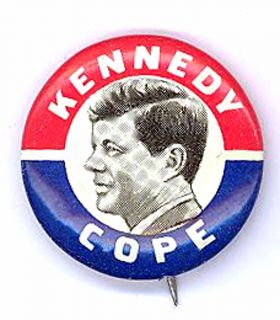  ~ KENNEDY    COPE ~ AFL   CIO Campaign Button