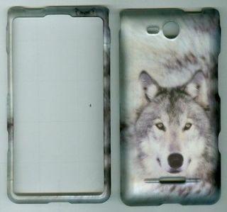 Grey Wolf Verizon LG Lucid VS840 faceplate Phone cover case skin