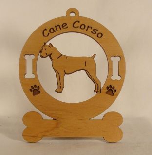 2070 Cane Corso Standing Personalized Dog Ornament