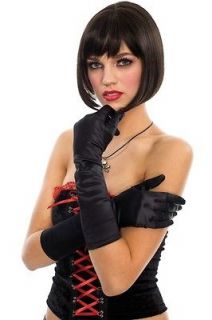 Womens Sexy Long Satin Gloves Pin Up Burlesque Style Costume Opera