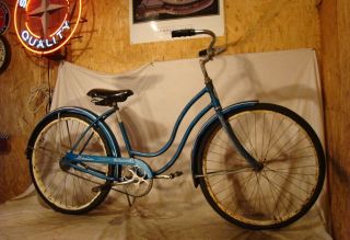 HOLLYWOOD BEACH CRUISER BIKE VINTAGE HOT/RAT ROD BICYCLE PROJECT 62