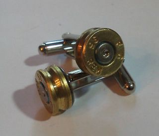 35 Remington Bullet Cufflinks Shell Casing Mens Gift Formal WearTuxedo