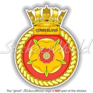 HMS CUMBERLAND Badge UK Royal Navy Frigate 4 Sticker