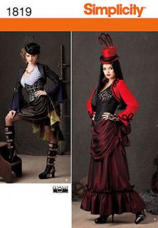 1819 Designed Especially for Steampunk Costume Sewing Pattern