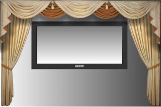 Velvet Made Panel Drape Movie Theater Show Display Curtain 9W x 9H