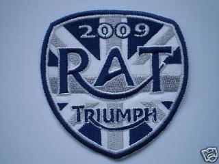Triumph Riders Association Badge Patch 2009 RAT.