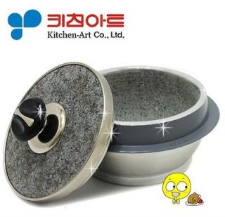 New Kitchen Art Rice Cooking Korean Stone Pot (Dolsot) for 3 4Persons