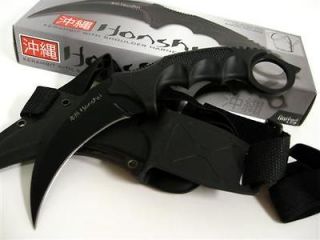 UNITED Cutlery Black Tactical HONSHU Karambit Knife + Sheath NEW