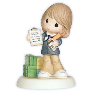 Precious Moments Girlscout Selling Cookies Figurine, 104032