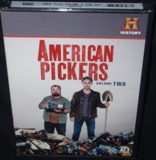 AMERICAN PICKERS COMPLETE VOLUME TWO 2 NEW SEALED R1 DVD HISTORY