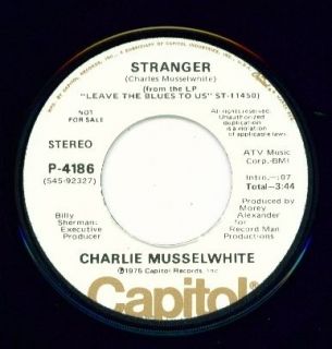 CHARLIE MUSSELWHITE   Capitol 4186  Stranger   BLUES M 