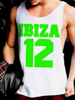 IBIZA 12 very deep RAW cut t tank indie t shirt VEST party rave 2012