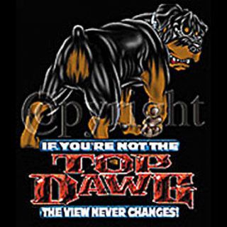 TOP DAWG THE VIEW NEVER CHANGES T SHIRT BLACK SIZE XL NEW