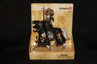 SCHLEICH Knights SPECIAL EDITION GOLD KNIGHT OF DRAGON ON HORSE 72005