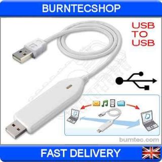 High Speed Link Cable XP Vista Windows 7 Easy Transfer data File Sync