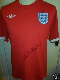 David Beckham Signed England Away Football Shirt with COA jersey