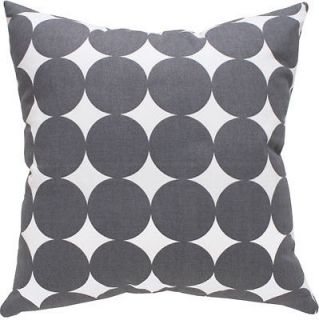 Dotscape Charcoal Modern Decorative Throw Pillow Lumbar or Square