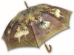 Salamander Degas Two Ballerinas Stick Umbrella outdoors gift NWT