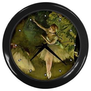 Degas Ballet School Ballerina Art Wall Clock