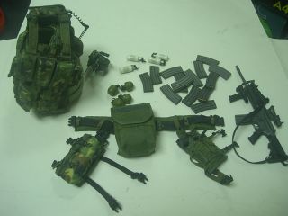 Toy Soldier ODA PBPV I Body Armor+Radio+M4 A1 SOPMOD rifle+Pistol+m