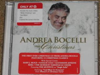 ANDREA BOCELLI   My Christmas   CD + EXCLUSIVE Target DVD w/ Interview