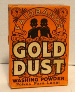 Gold Dust (Black Twins)Washing Powder Laundry Detergent CB Box