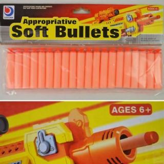 20pcs Soft Bullet Safety EVA Bullets Darts For Blaster Nerf Gun Toy