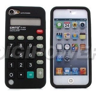 BLACK CALCULATOR DESIGN COOL CASE COVER SKIN FOR APPLE IPOD TOUCH 5 5G