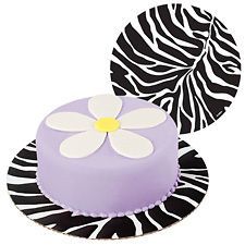 Black, White & Pink Zebra Diaper Cake Baby Girl Shower Gift