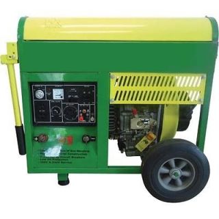 Diesel Generator & Welder w/ Wheel Kit   6,500 Watts   Electric Start
