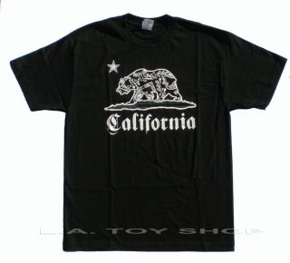 Sugar Skull California state bear t shirt Adult cali t shirt