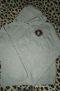 NEW OBEY MAKE ARE NOT WAR GREY PULLOVER HOODIE MEDIUM