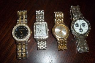 mens quartz accurate wrist watch lot,Waltham,diamond,Paul Jardin