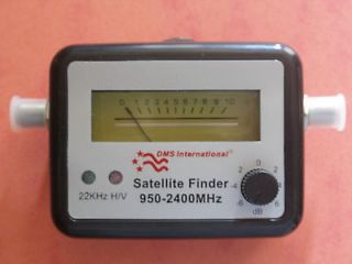 SF 95B Satellite Finder Meter FTA Directv Dish& HV Light HD Approved