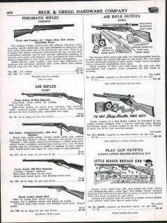 1951 AD Daisy Air Rifles Red Ryder Sharp Shooter Little Beaver Buffalo