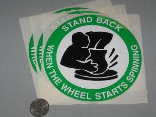STAND BACK POTTER WHEEL pottery making Humor 3 QTy