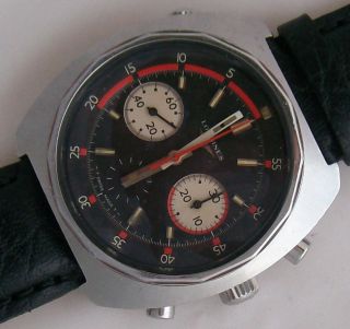 Longines Chronograph Diver wristwatch Steel Case 43 mm. Valjoux 72