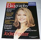 11/99*Biography Magazine*Jodie Foster*Natalie Portman*Kim Bassinger*