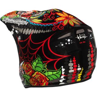 Troy Lee Designs Air MX ATV Motocross Helmet VooDoo Black Red