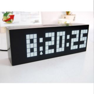 Digital Large Big Jumbo LED snooze wall desk alarm calendar indoor