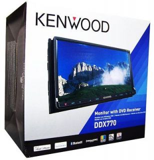 Kenwood DDX770 6.95 Double DIN Car Radio/Reciever / Bluetooth/CD/D VD