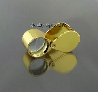 Gold Jewelers Eye Loupe Magnifier Magnifying Lens Loop Glass Watch