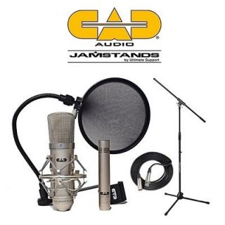 CAD MIC GXL2200SP Studio Recording Pack JamStands 25 XLR Cable