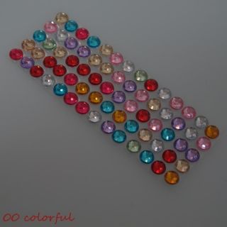 Colorful Crystal Bling Diamond Sticker Decal for i Phone 4 5 Car Wall