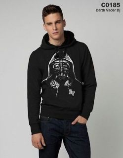 Storm Trooper Darth Vader DJ Music Mens Black Hoddie Sweater Pullover